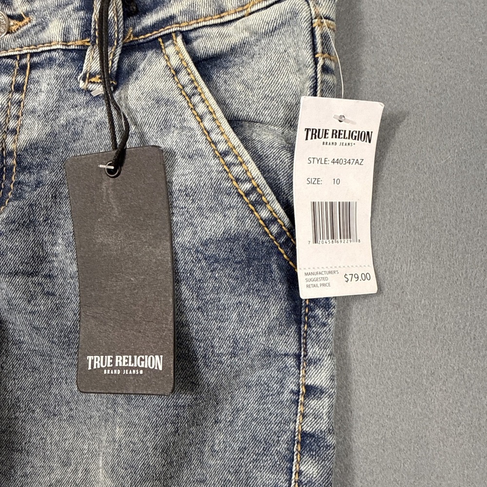 True religion Ricky YOUTH 10X26.5 carpenter relaxed straight cargo jeans NWT - Picture 4 of 8
